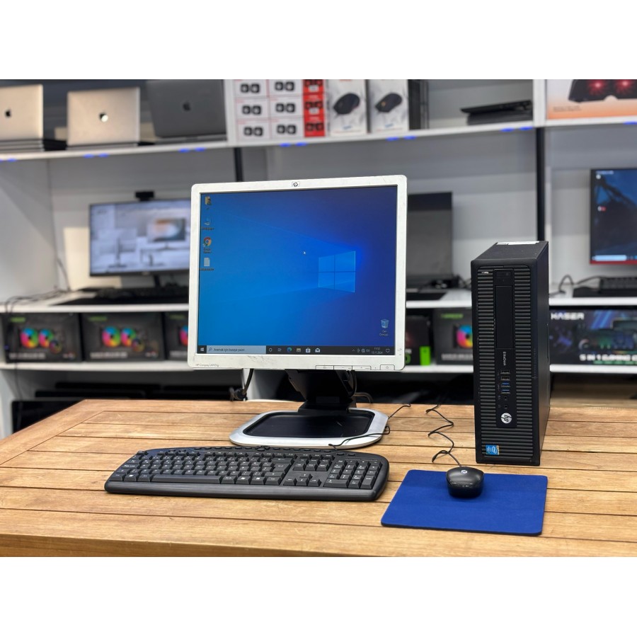 Hp Elitedesk 800 G1 Yatay İ7 4770 8Gb 256Gb 19