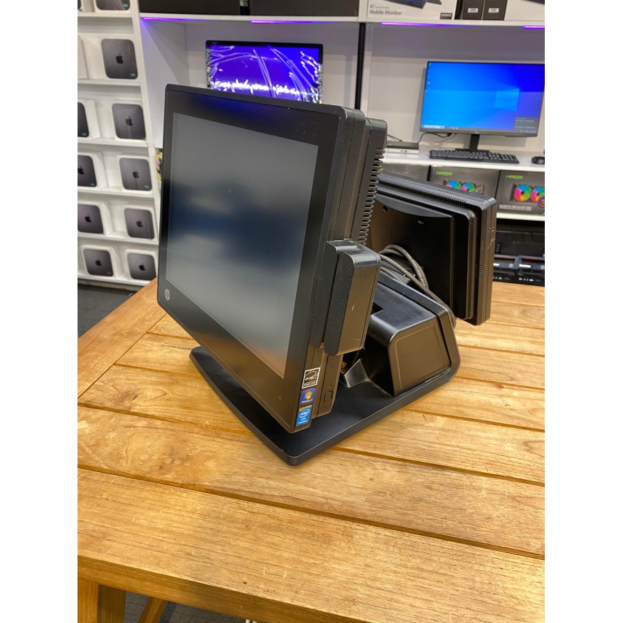 Pc Pos Hp Rp7 7800 Retaıl System G850 Cpu 8Gb Ddr3 Ram 240Gb Ssd Çift Ekran 15